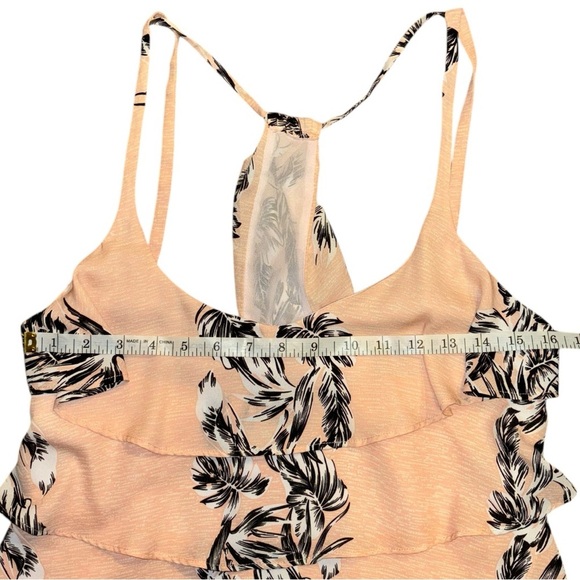 Zara Trafaluc Pink Ruffle Cami Size Medium - Picture 7 of 8